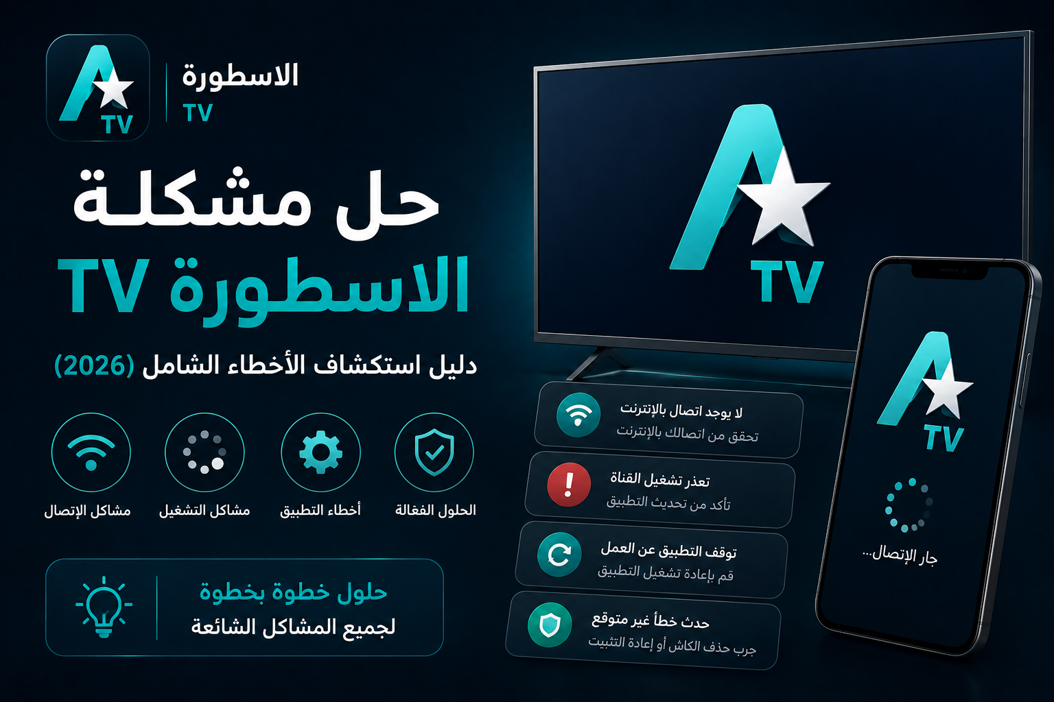 حل مشكلة الاسطورة TV: دليل استكشاف الأخطاء الشامل (2026)